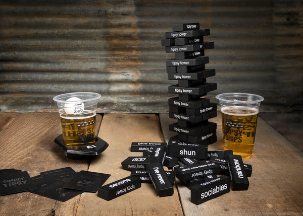 Tipsy Tower Drinking Game