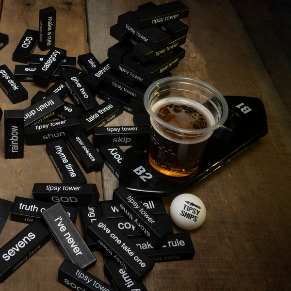 Tipsy Tower Drinking Game