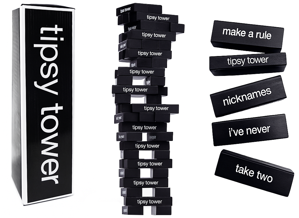 Tipsy Tower Drinking Game
