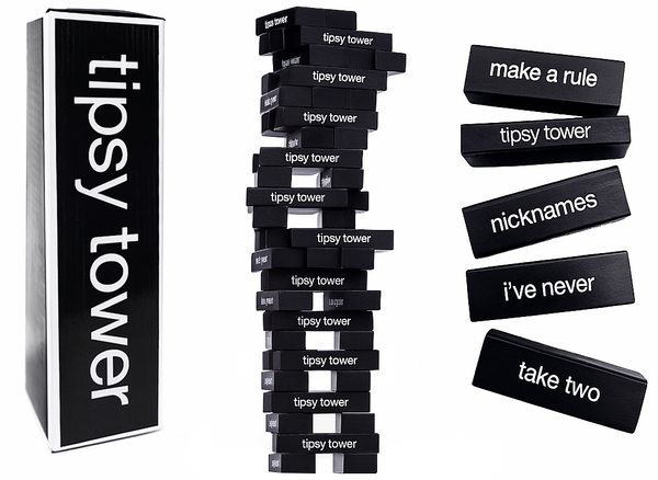 Tipsy Tower Drinking Game