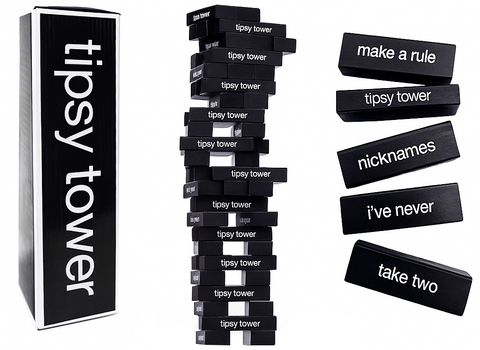 Tipsy Tower Drinking Game