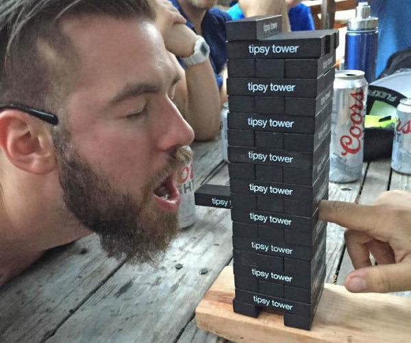 Tipsy Tower Drinking Game